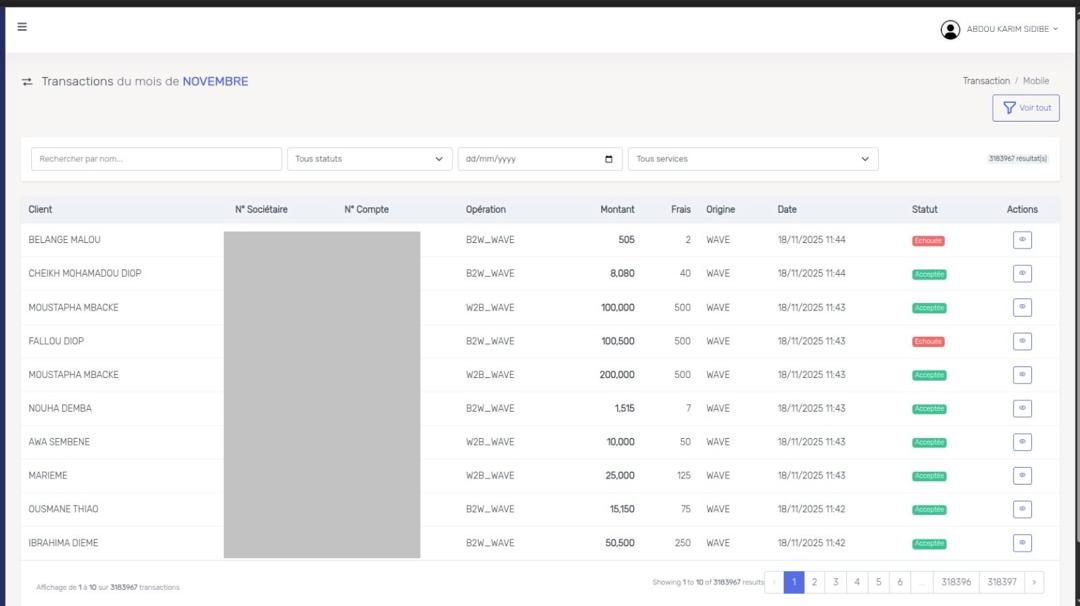 Illustration des flux de transactions partenaires